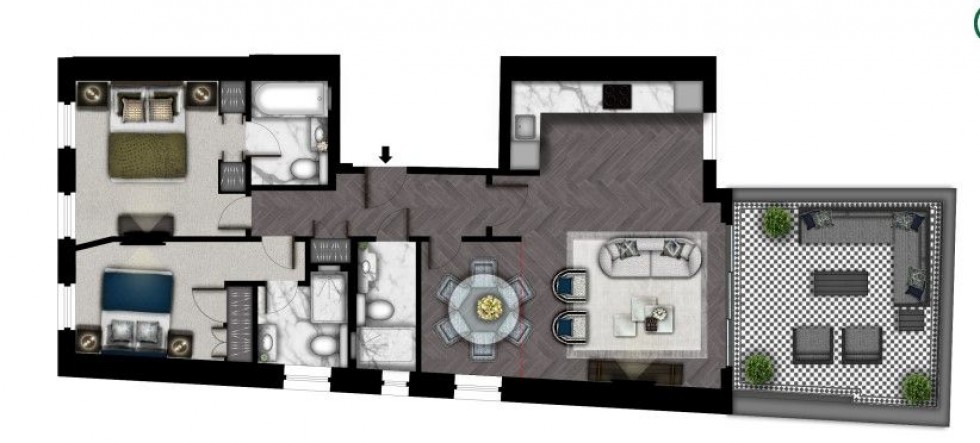 Floorplan for Prince Of Wales Terrace, London