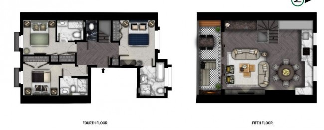 Floorplan for Prince Of Wales Terrace, London