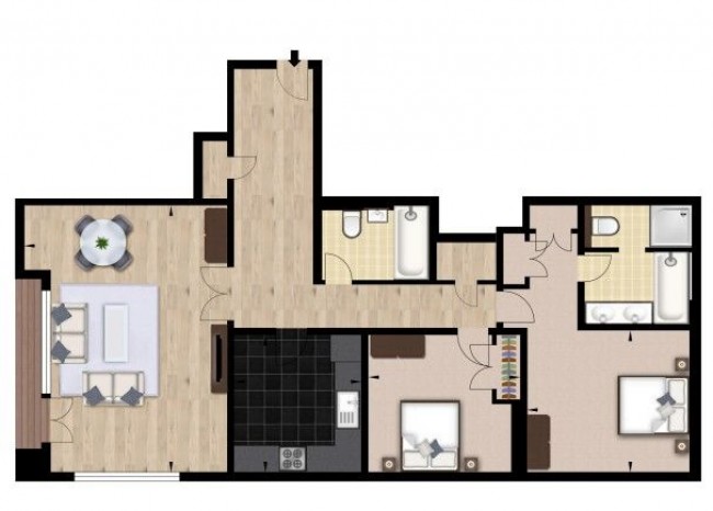 Floorplan for Westferry Circus, London