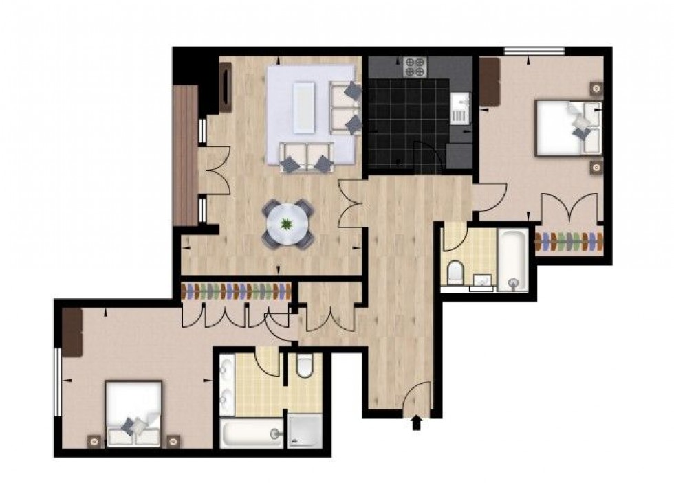 Floorplan for Westferry Circus, London