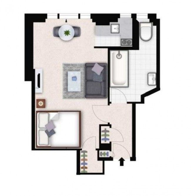 Floorplan for Hill Street, London