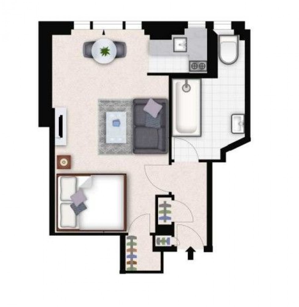 Floorplan for Hill Street, London