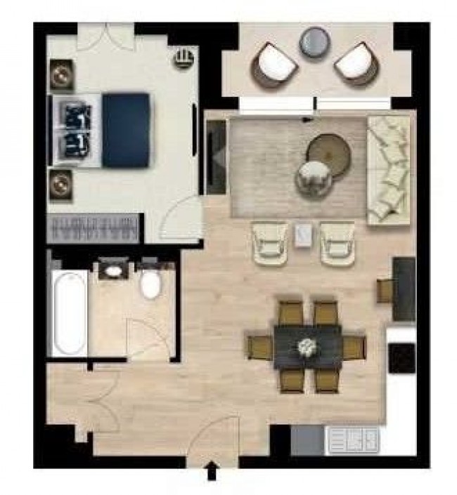 Floorplan for Garrett Mansions, w2 1bb