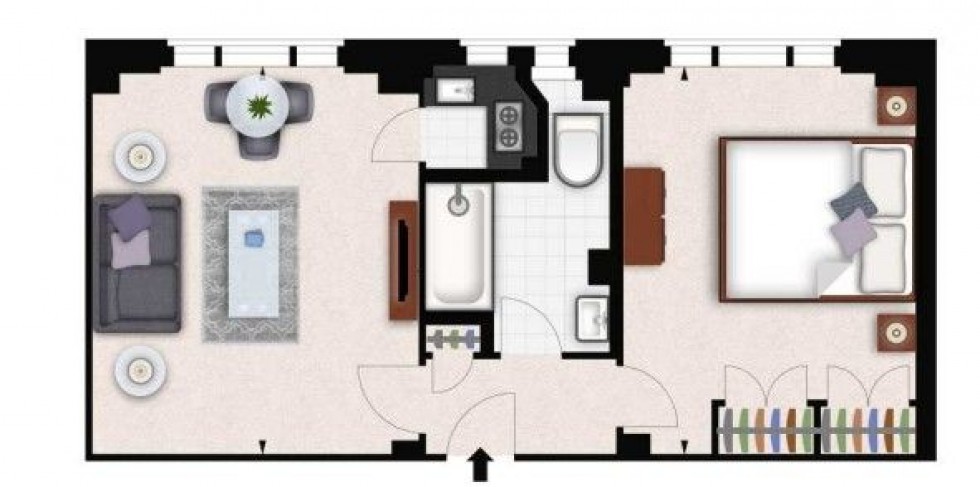 Floorplan for Hill Street, London