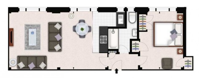 Floorplan for Hill Street, London