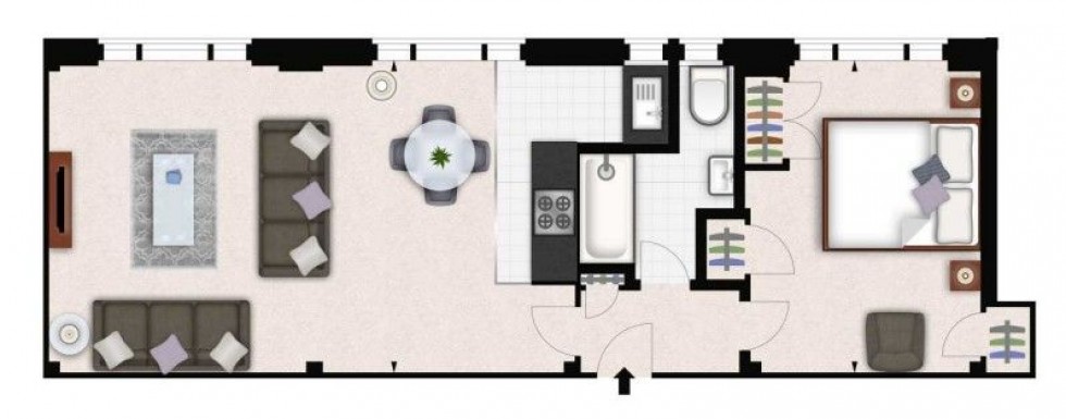 Floorplan for Hill Street, London