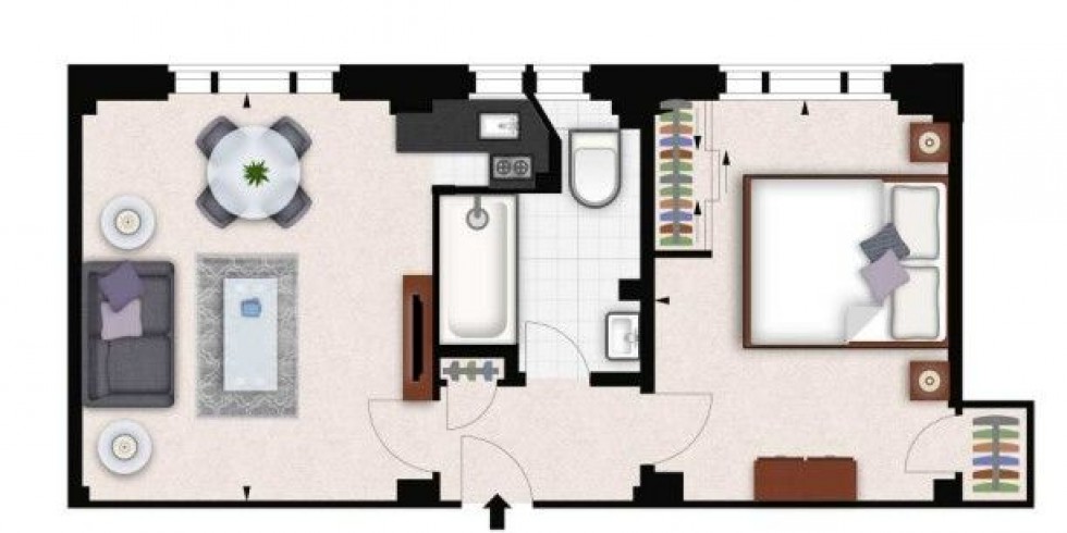 Floorplan for Hill Street, London