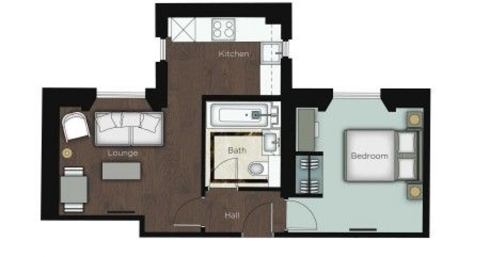 Floorplan for Garden House, - Kensington Gardens Square, London