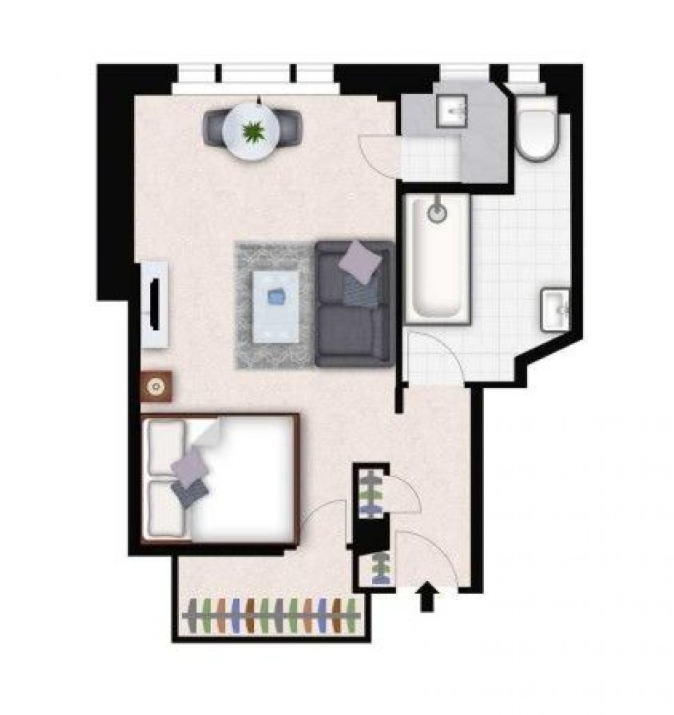 Floorplan for Hill Street, London