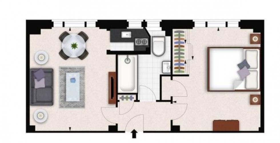 Floorplan for Hill Street, London