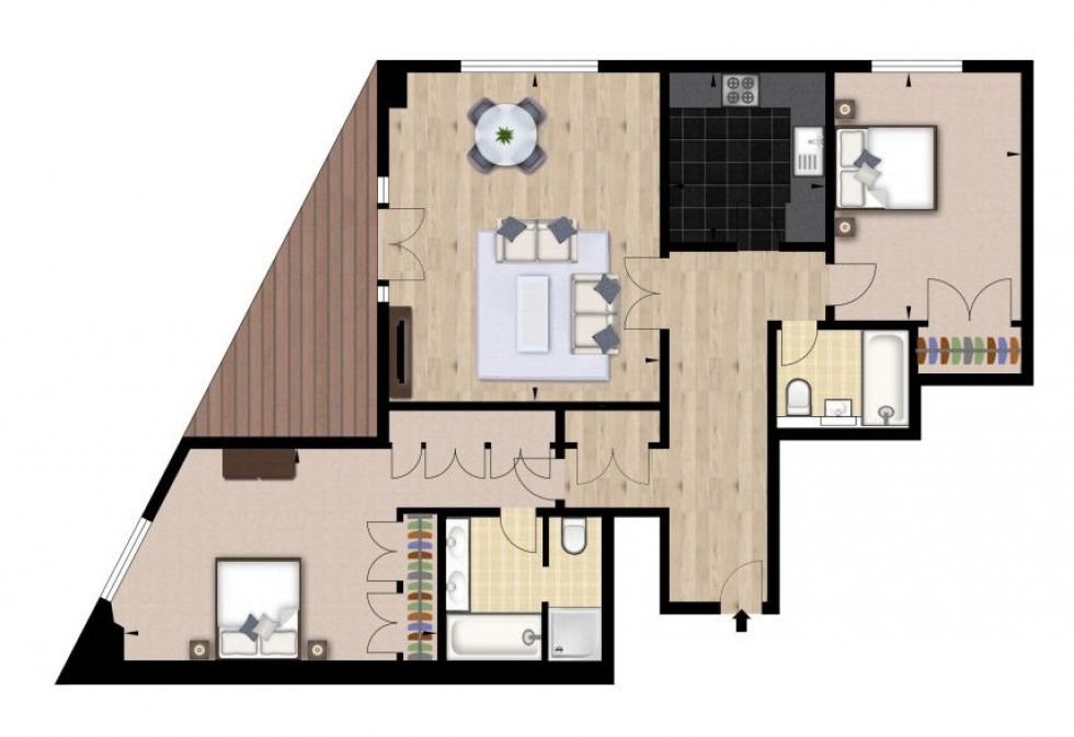 Floorplan for Westferry Circus, London