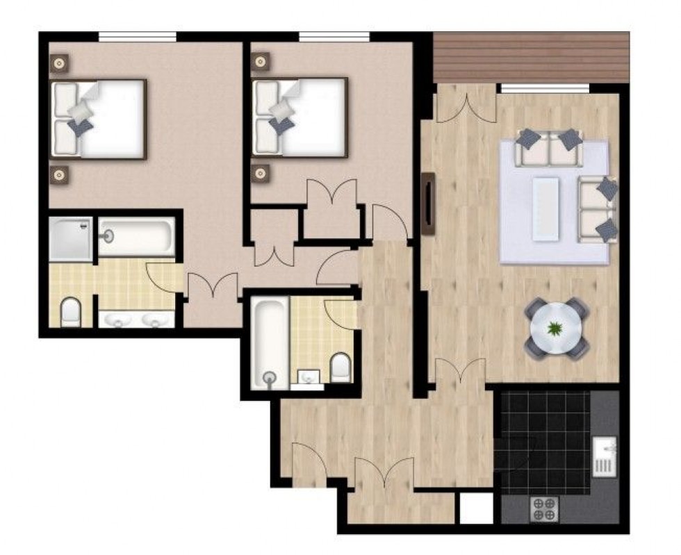 Floorplan for Westferry Circus, London