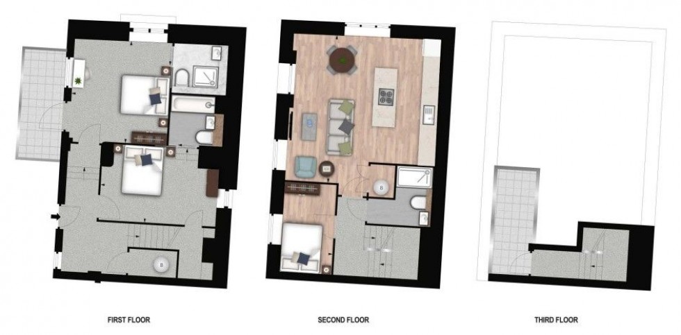 Floorplan for Palace Wharf, Rainville Road, London