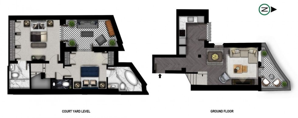 Floorplan for Prince Of Wales Terrace, London