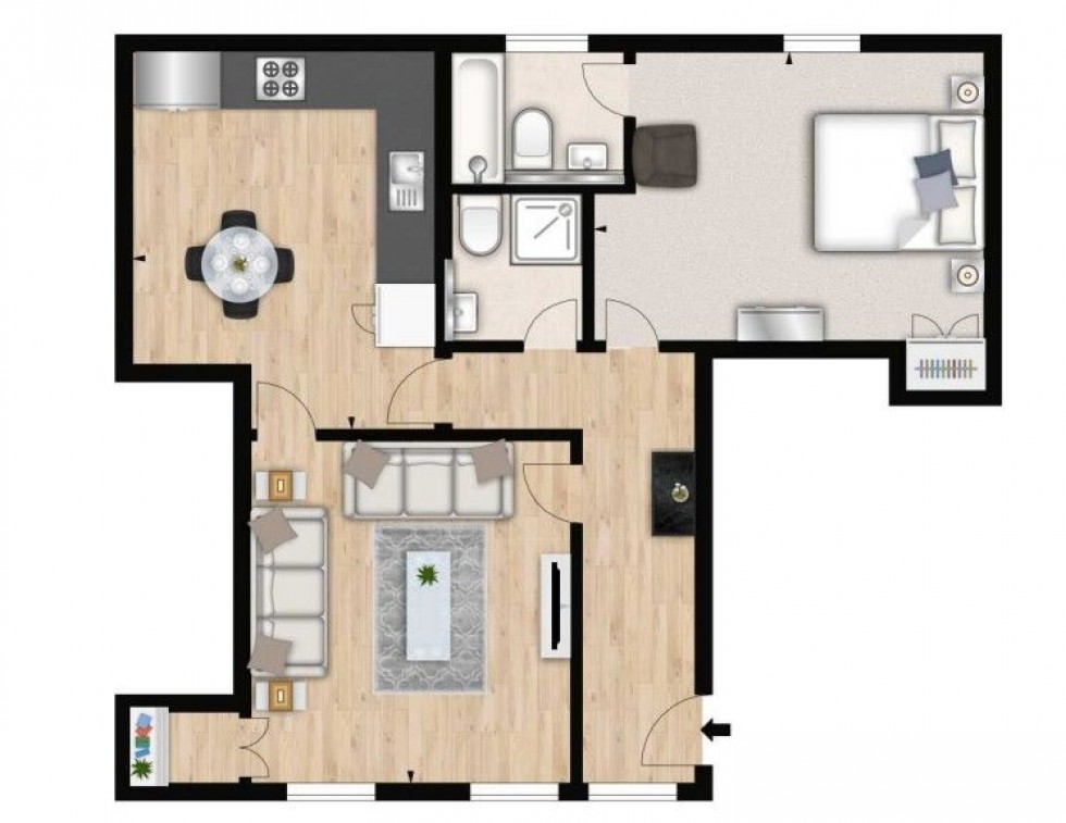 Floorplan for Grosvenor Hill, London