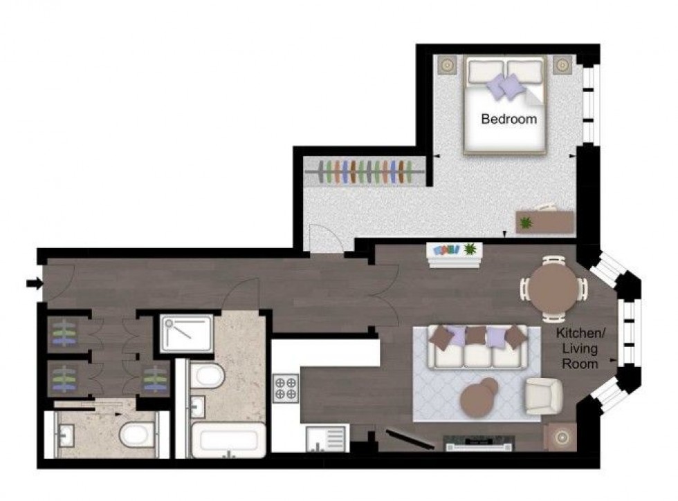 Floorplan for Green Street, London