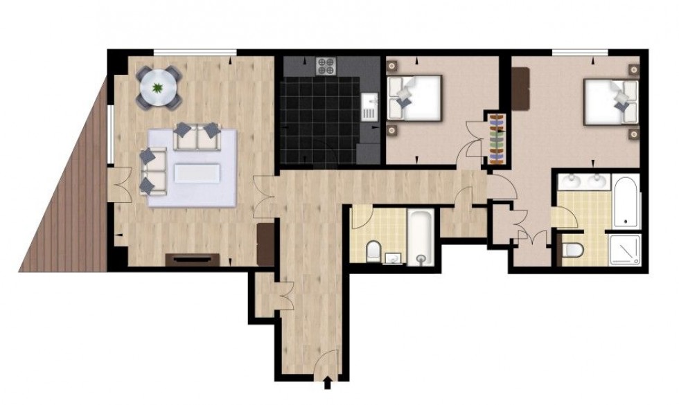 Floorplan for Westferry Circus, London