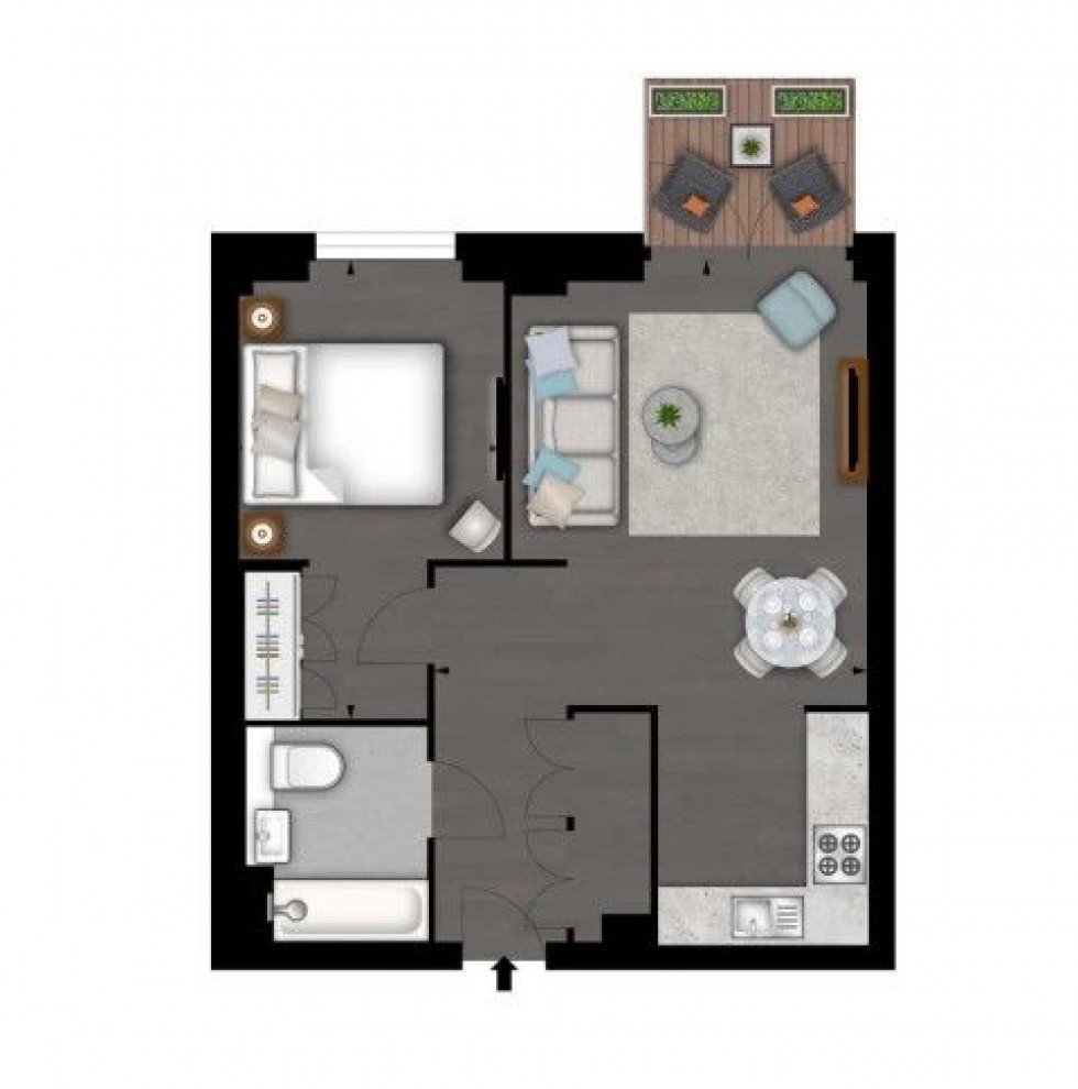 Floorplan for Charles Clowes Walk, London