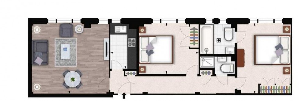 Floorplan for Hill Street, London
