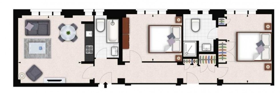 Floorplan for Hill Street, London