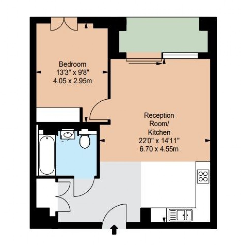 Floorplan for Garrett Mansions