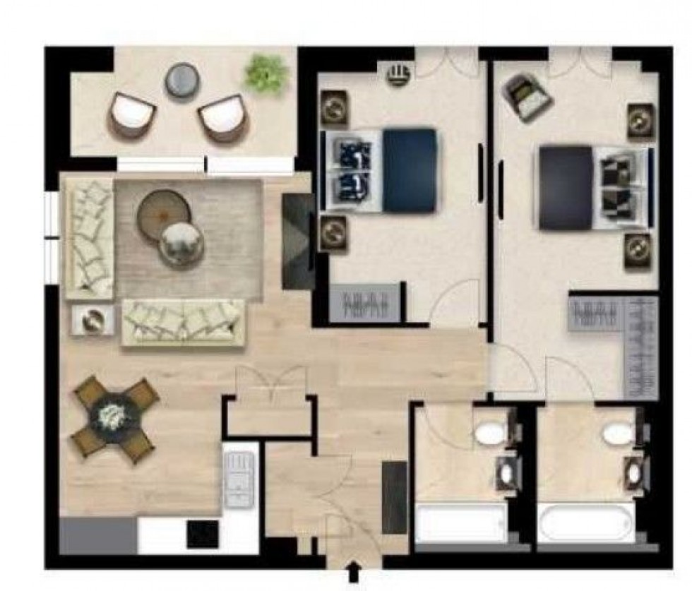 Floorplan for Garrett Mansions