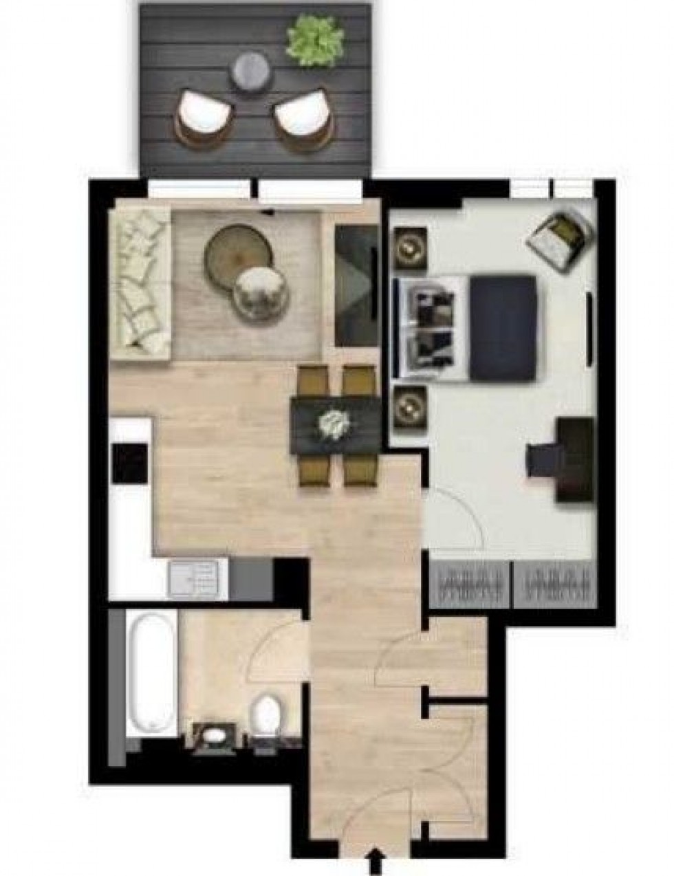 Floorplan for Garrett Mansions, West End Gate