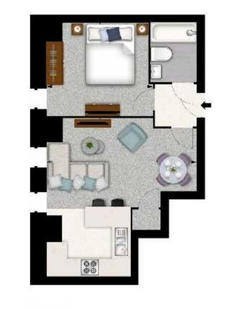 Floorplan for Palace Wharf, Rainville Road, London