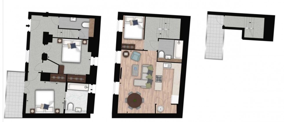 Floorplan for Starboard Penthouse Palace Wharf, Rainville Road, London