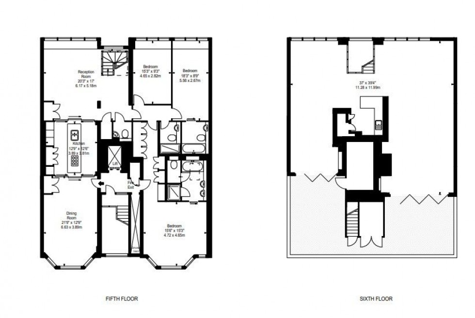 Floorplan for Imperial House, - Young Street, London