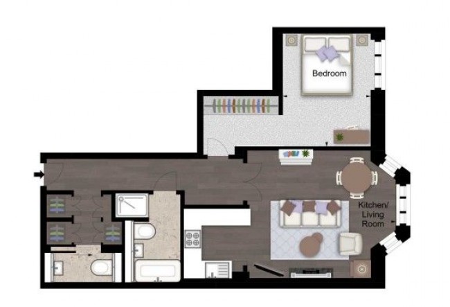 Floorplan for Apartment .,  Green Street, London