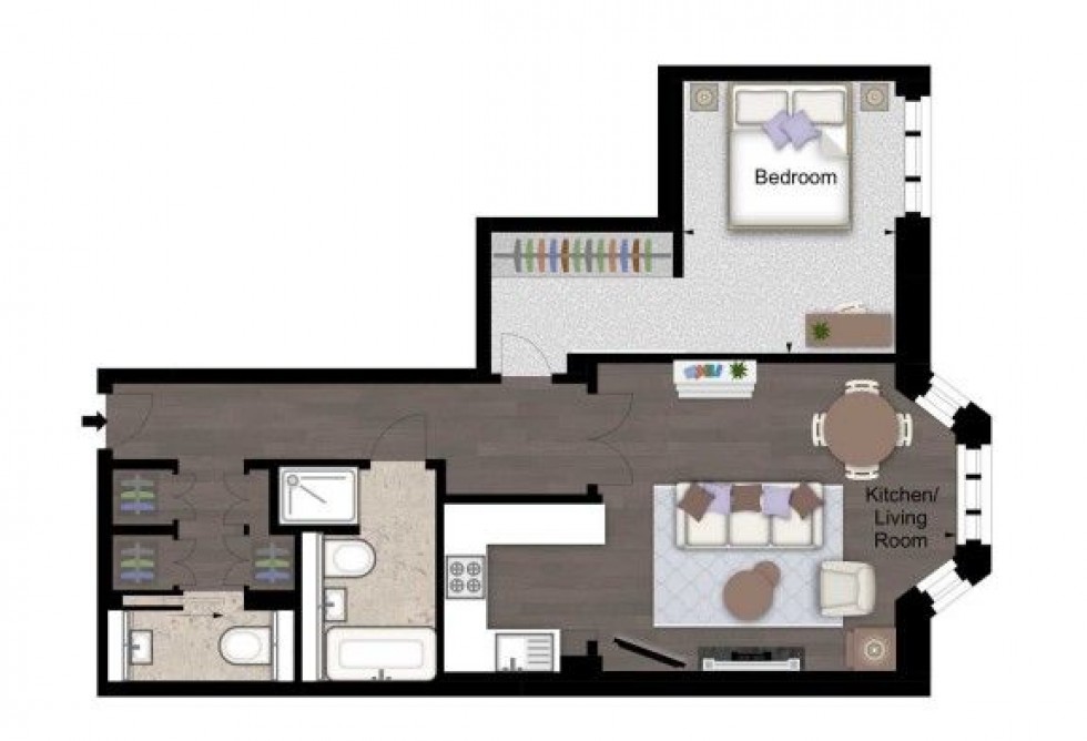 Floorplan for Apartment .,  Green Street, London