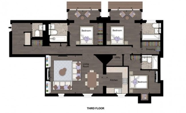 Floorplan for Duke Street, London