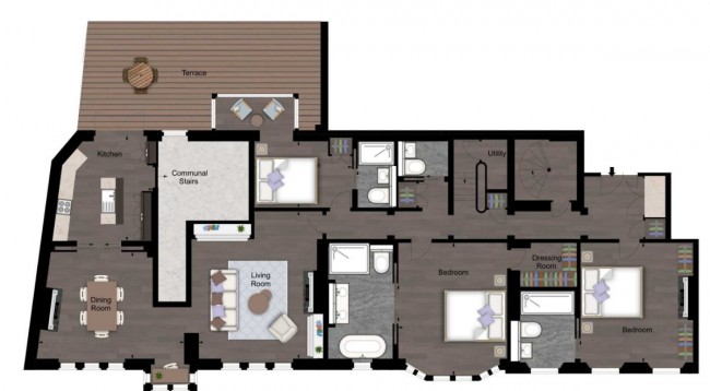 Floorplan for Duke Street, London