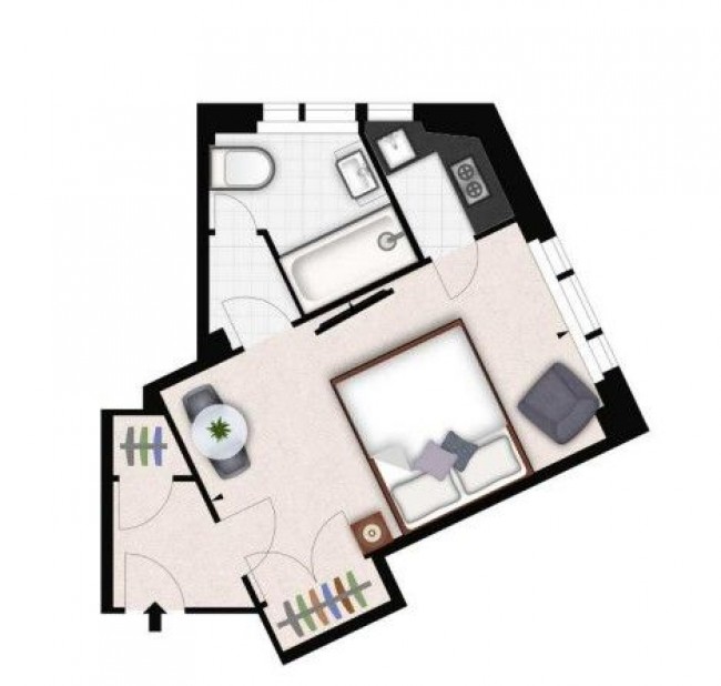 Floorplan for Hill Street, London