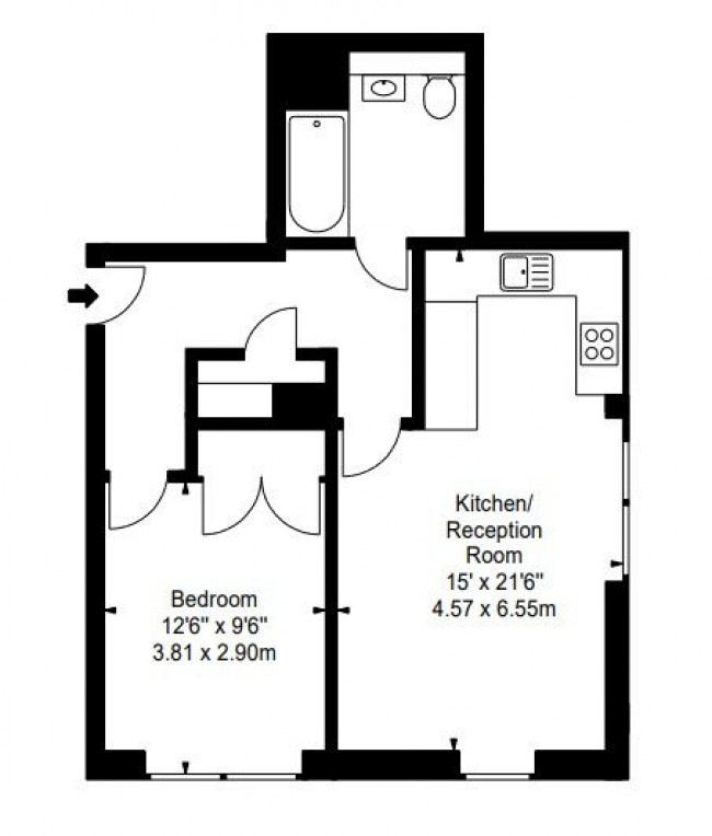 Floorplan for Merchant Square East, London