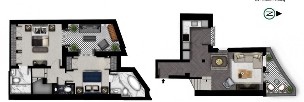 Floorplan for Prince Of Wales Terrace, London