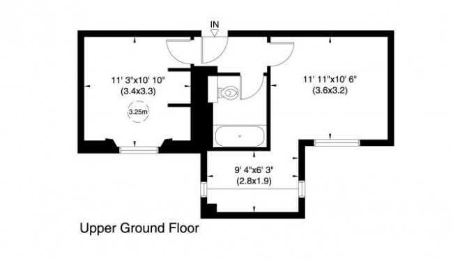 Floorplan for Garden House, - Kensington Gardens Square, London