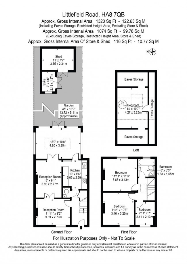 Floorplan for Littlefield Road, Edgware